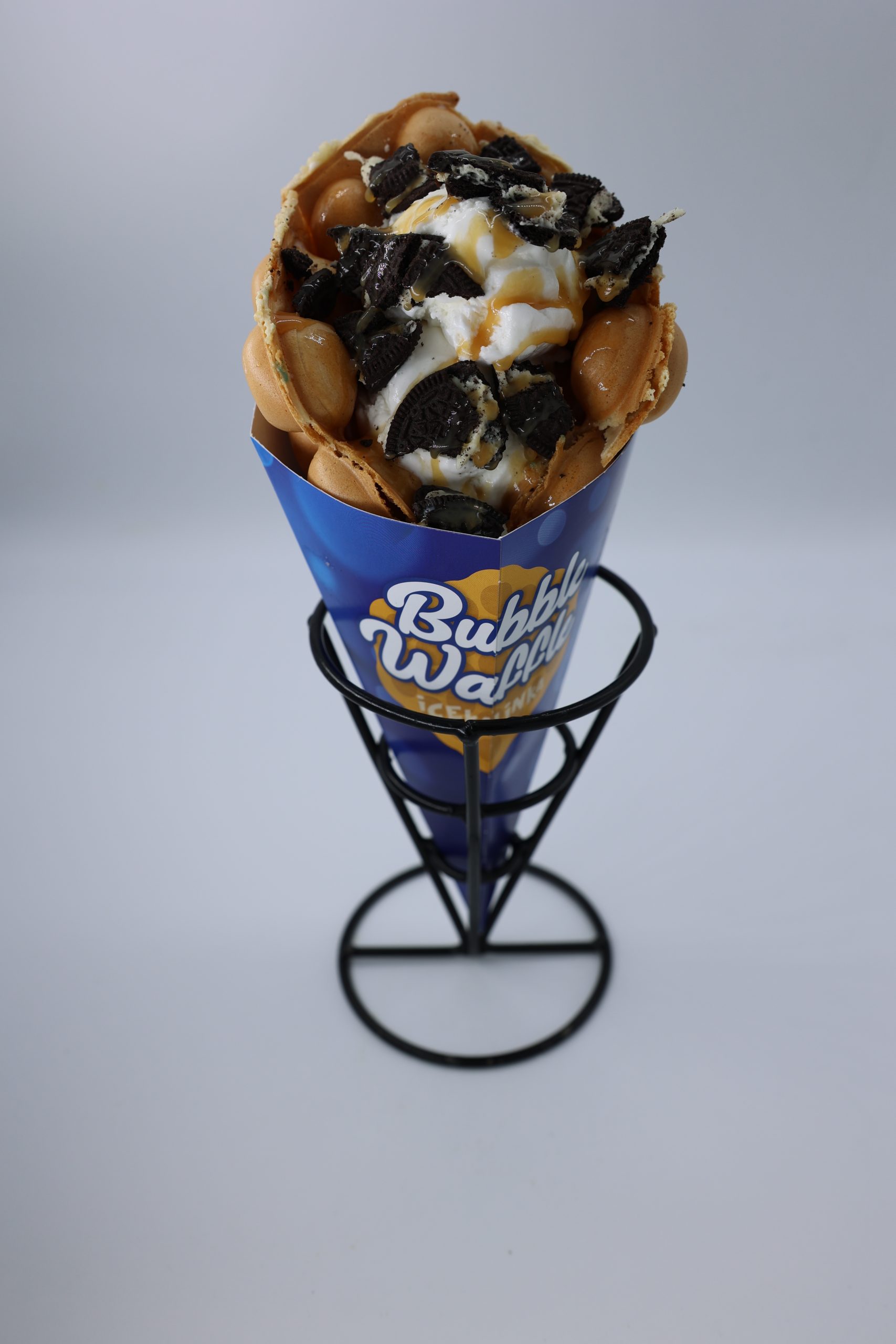 Gofr Oreo z lodami i polewą 230g